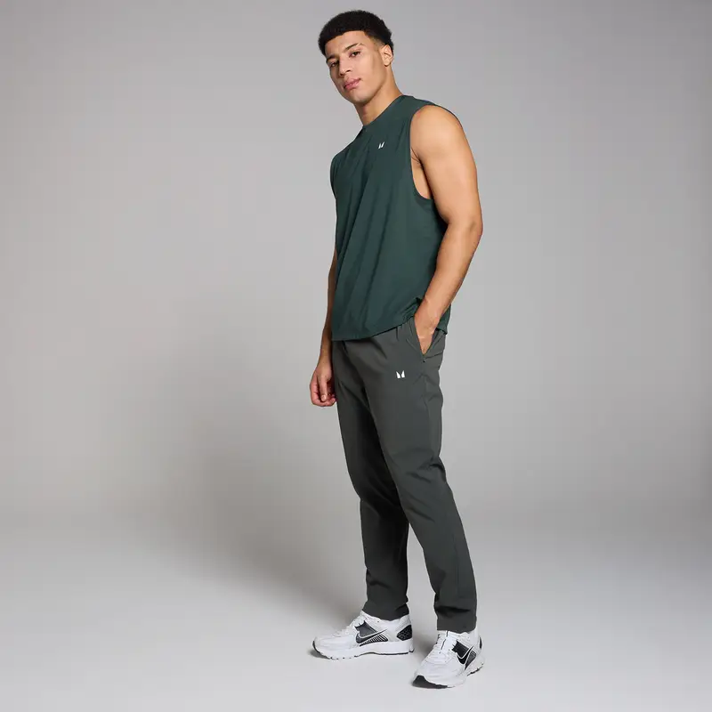 Pantaloni da jogging in nylon con stampa MP Tempo da uomo - Nero slavato miniatura 3