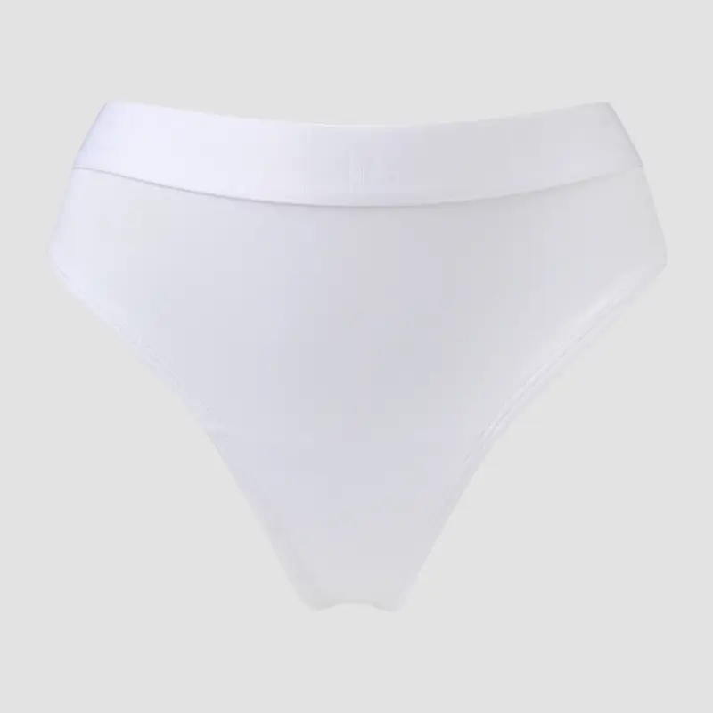 Perizoma a vita media MP da donna (confezione da 3) - Bianco miniatura 2