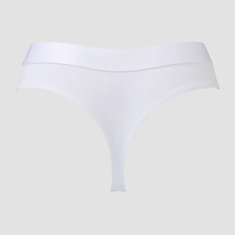 Perizoma a vita media MP da donna (confezione da 3) - Bianco miniatura 3