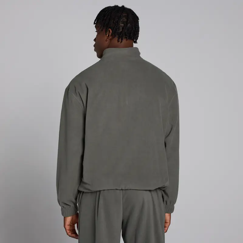 Pile con cerniera 1/4 MP da uomo - Grigio canna di fucile miniatura 2