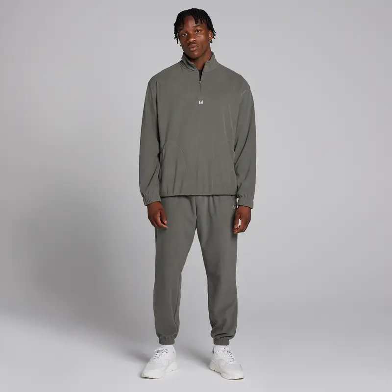 Pile con cerniera 1/4 MP da uomo - Grigio canna di fucile miniatura 3