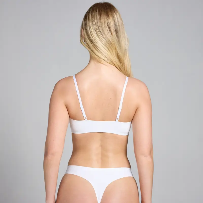 Reggiseno a taglio laser MP - Bianco miniatura 3