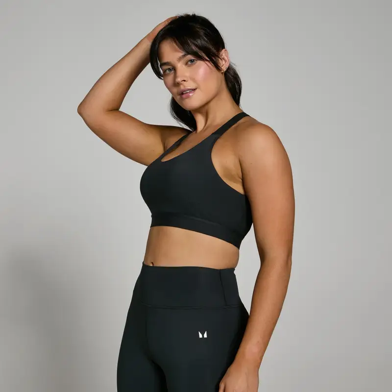 Reggiseno sportivo incrociato MP Power - Nero - XXS miniatura 2