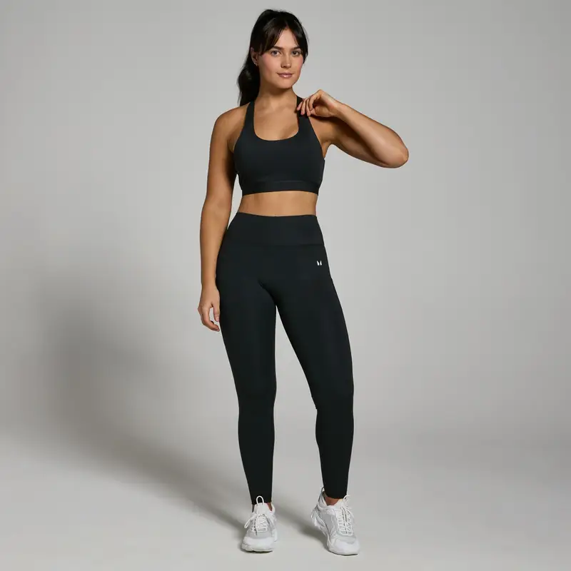 Reggiseno sportivo incrociato MP Power - Nero - XXS miniatura 3