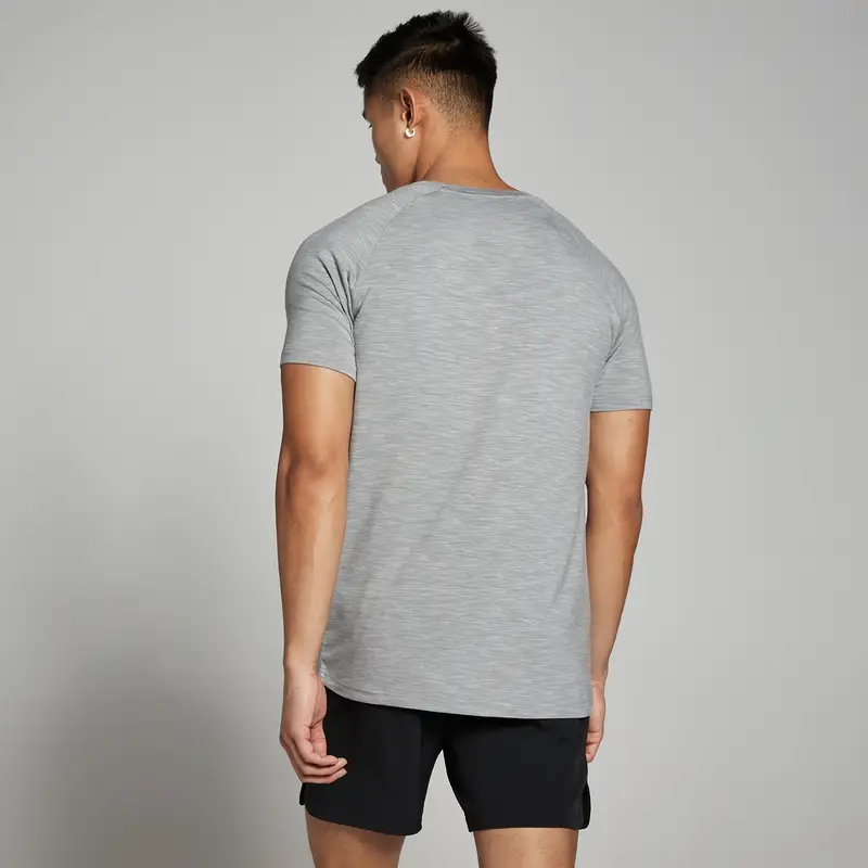 MP T-shirt Uomo Grigio 2821131 miniatura 2
