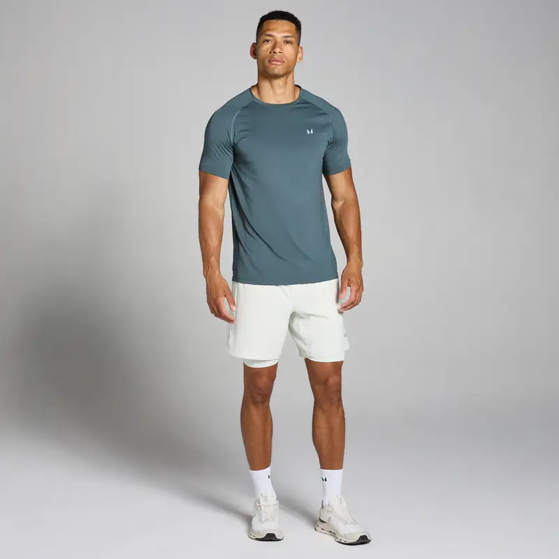 MP T-shirt Uomo Argento 2821524 miniatura 3