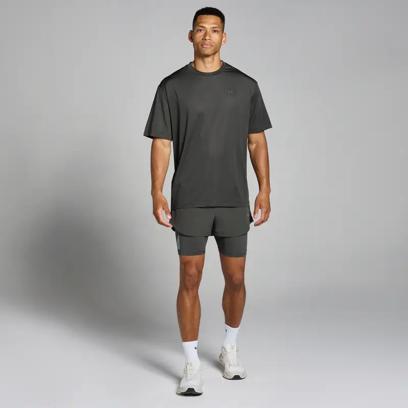 MP T-shirt Uomo Grigio 2821514 miniatura 3