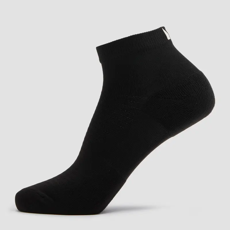 MP Training Cushioned Ankle Socks - Black - UK 2-5