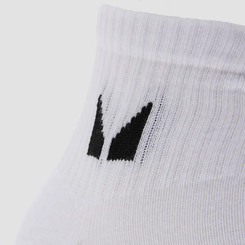 Unisex Ankle Socks (3 Pack) - White - UK 14 Bianco miniatura 3