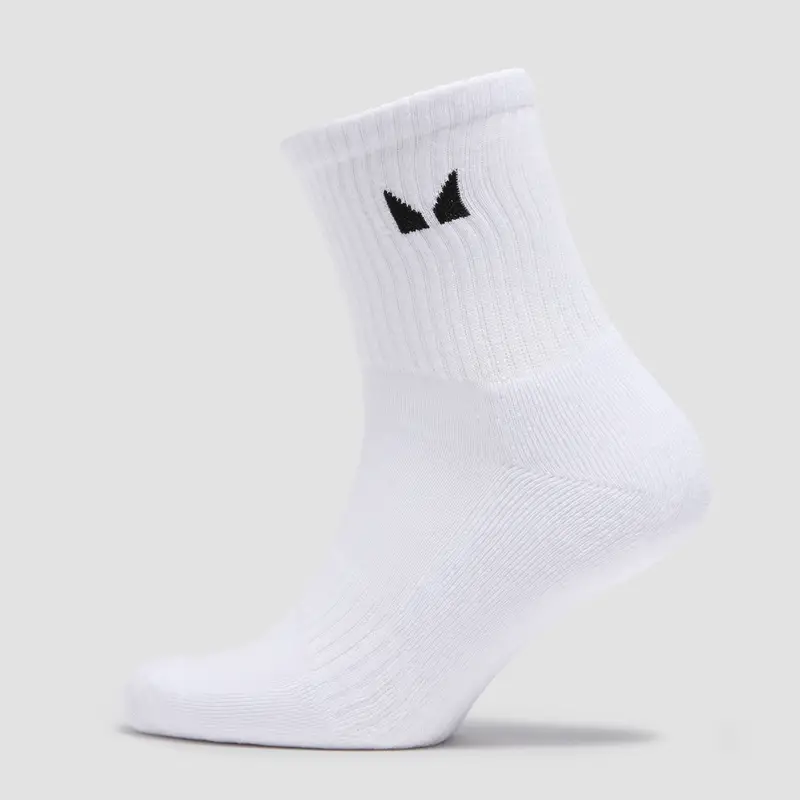 MP Unisex Crew Socks (3 Pack) - Black/White - UK 2-5 miniatura 2