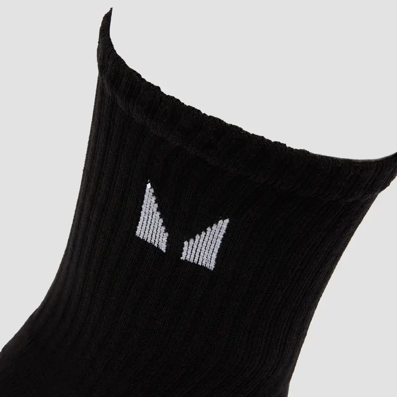 MP Unisex Crew Socks (5 Pack) - Black - UK 6-8 miniatura 2