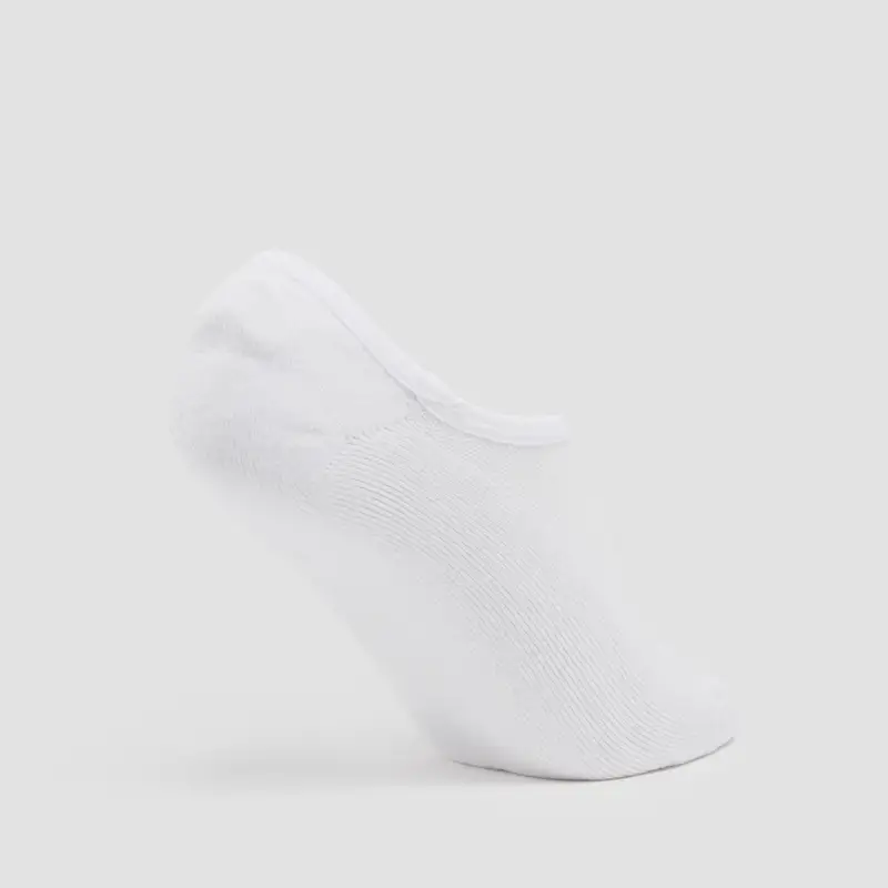 Unisex Invisible Socks (3 Pack) - White - UK 11 Bianco miniatura 2