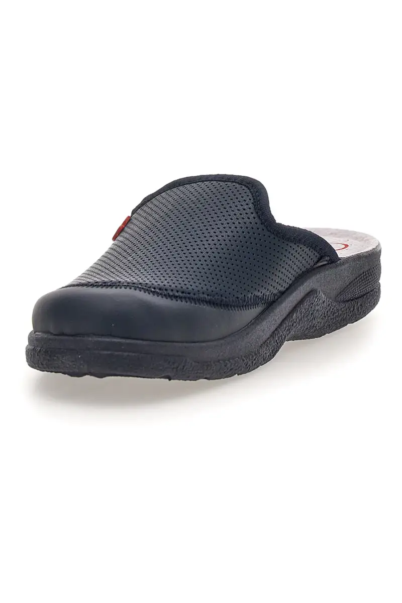 Zoccoli blu traforati con plantare comfort Mr Chef 653 [BLUE] miniatura 4