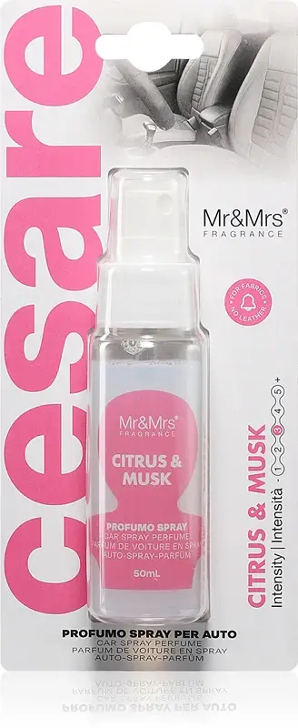 Mr & Mrs Fragrance Cesare Citrus & Musk deodorante per automobili 50 ml