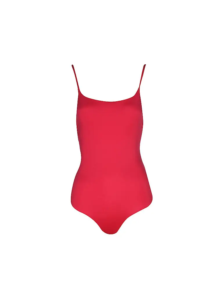 Costume da bagno basic da donna rosso | 36