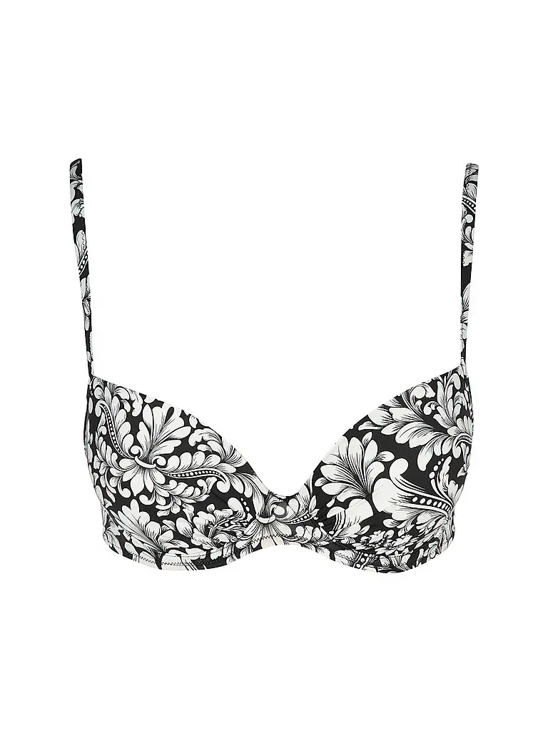 Top bikini a conchiglia basic da donna nero | 34