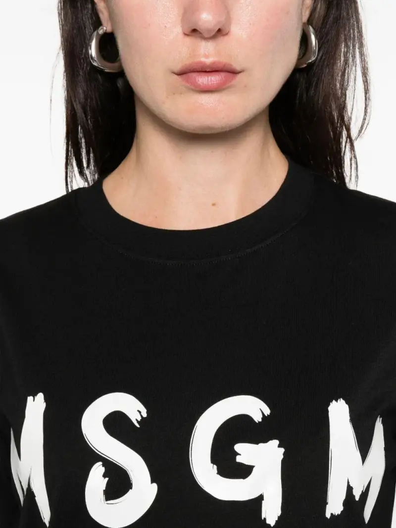 MSGM T-shirt Nero 4015505 miniatura 2