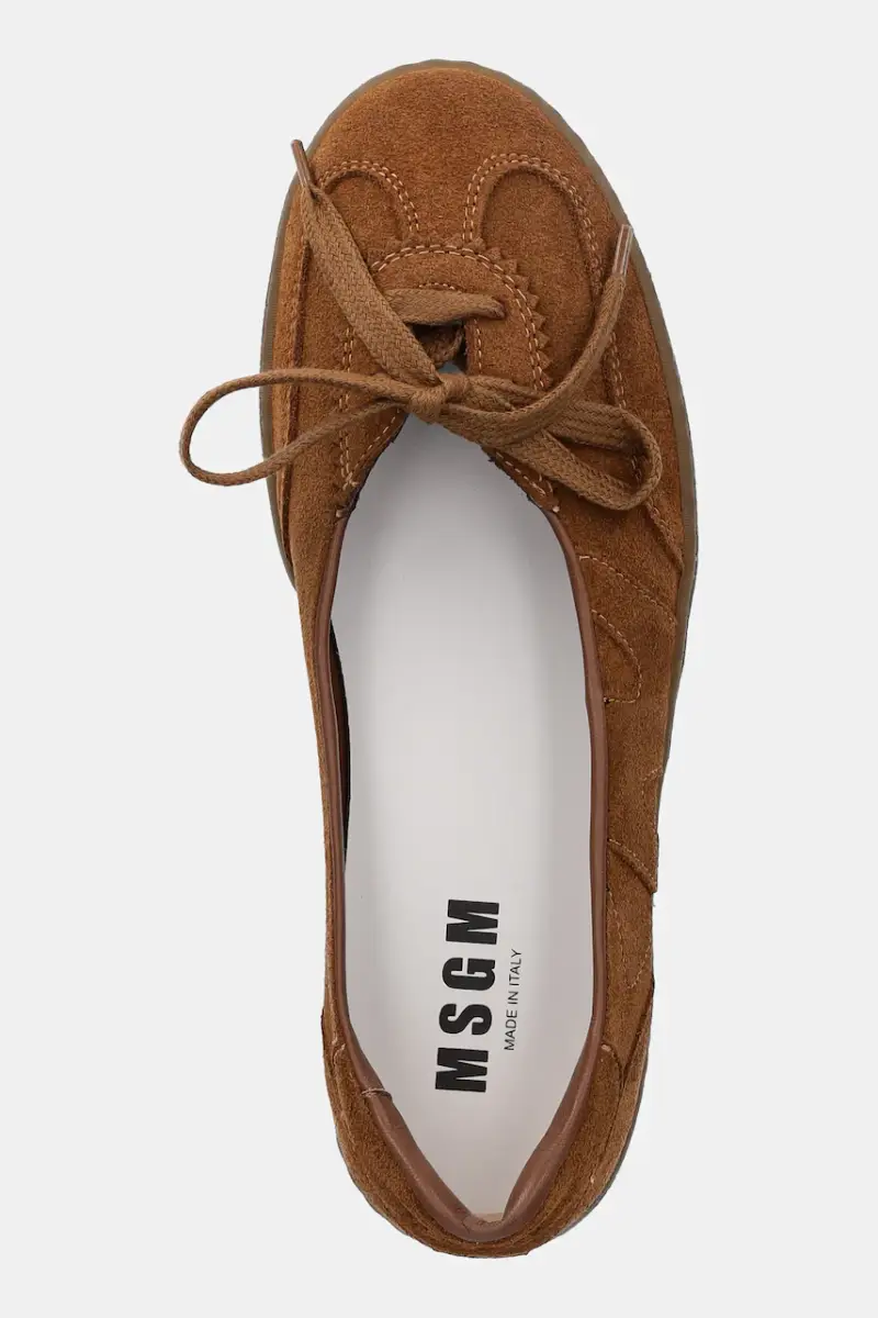 MSGM Ballerine Marrone 2886514 miniatura 4