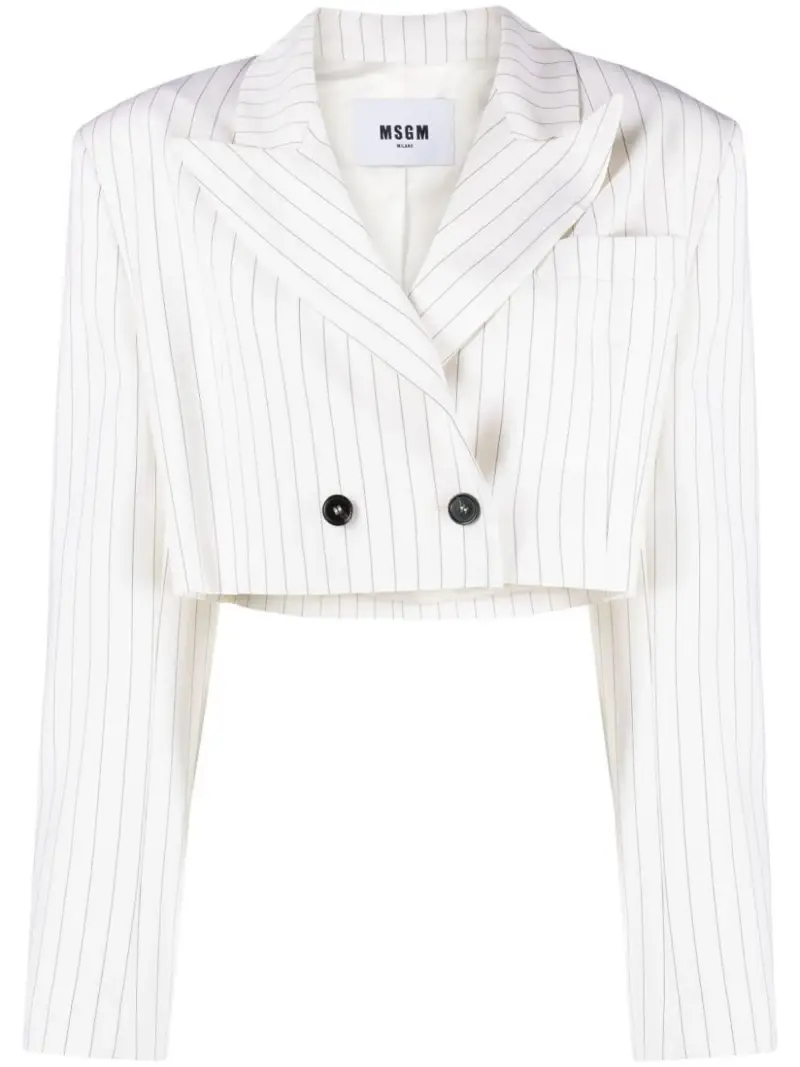MSGM Blazer Bianco 2524301