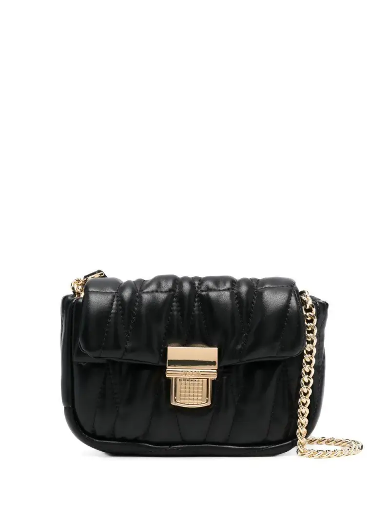 Borsa nera trapuntata