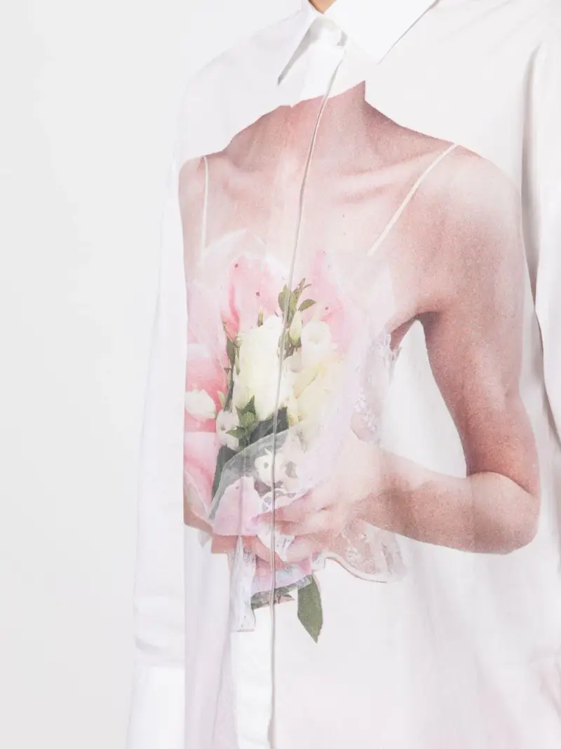 Camicia bianca bouquet miniatura 2