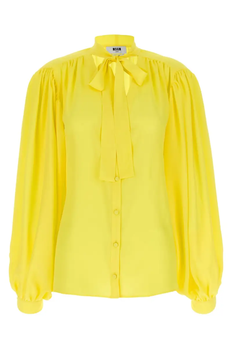 Camicia Fiocco Giallo
