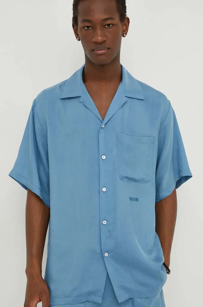 camicia uomo colore blu