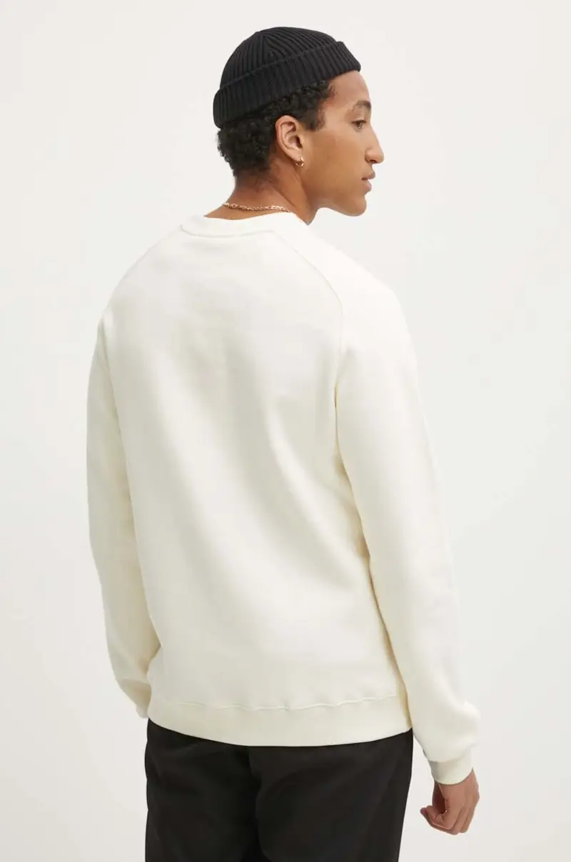 felpa in cotone uomo colore beige 2000MM503.200001 miniatura 3