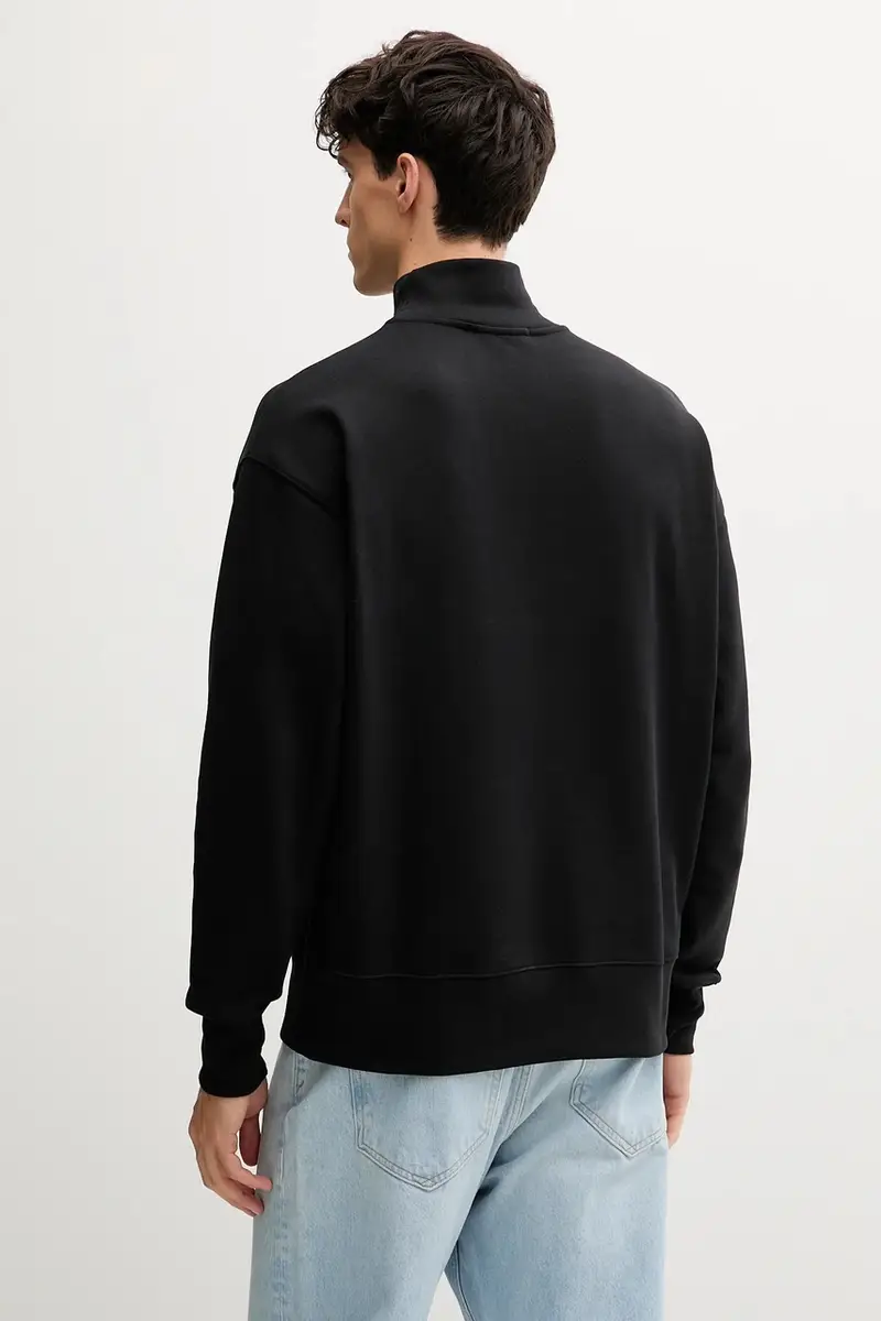 felpa in cotone uomo colore nero 2000MM508.300000 miniatura 3