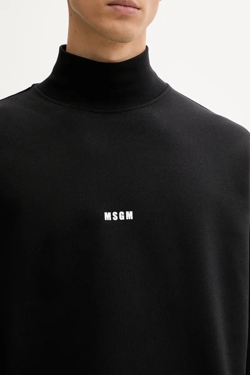 felpa in cotone uomo colore nero 2000MM508.300000 miniatura 5