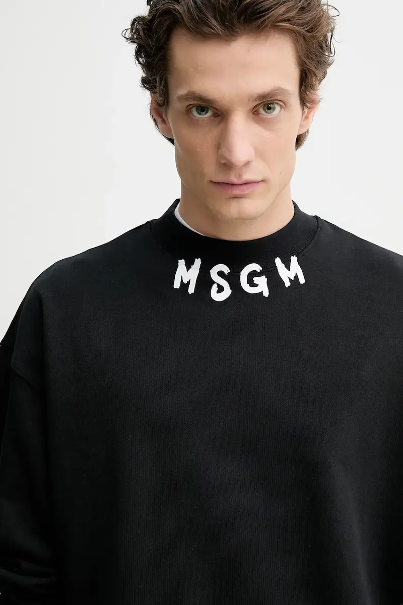 felpa in cotone uomo colore nero 3840MM103.257000 miniatura 4