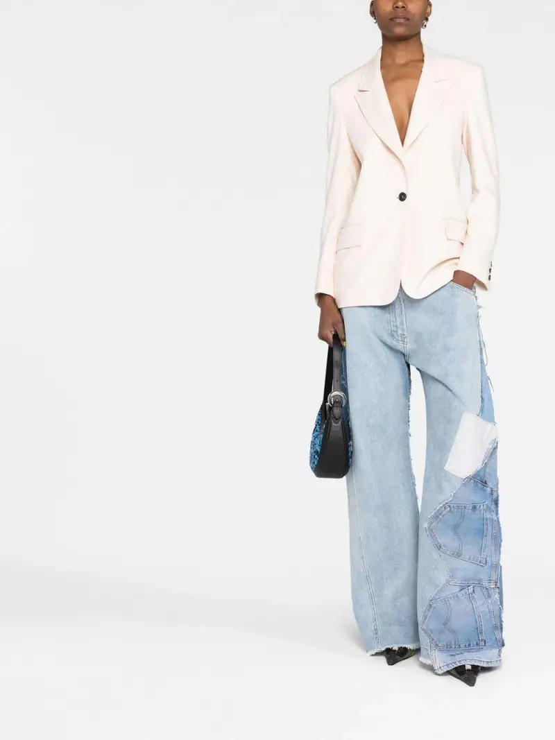 Giacca panna monopetto Nude miniatura 3