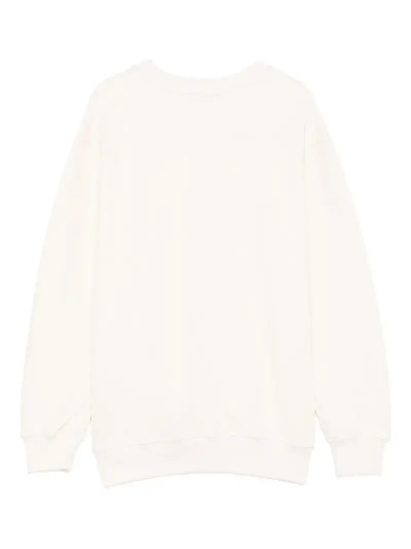 Msgm Kids Felpa crema miniatura 2