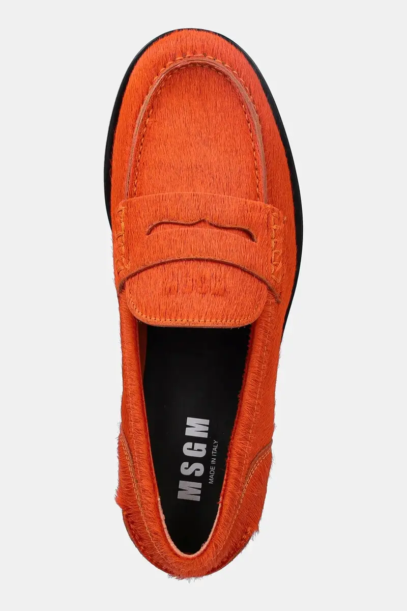 MSGM Mocassini Donna Arancione 2885100 miniatura 4