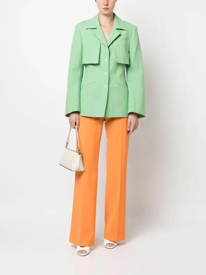 Pantalone arancione sartoriale Arancio miniatura 2