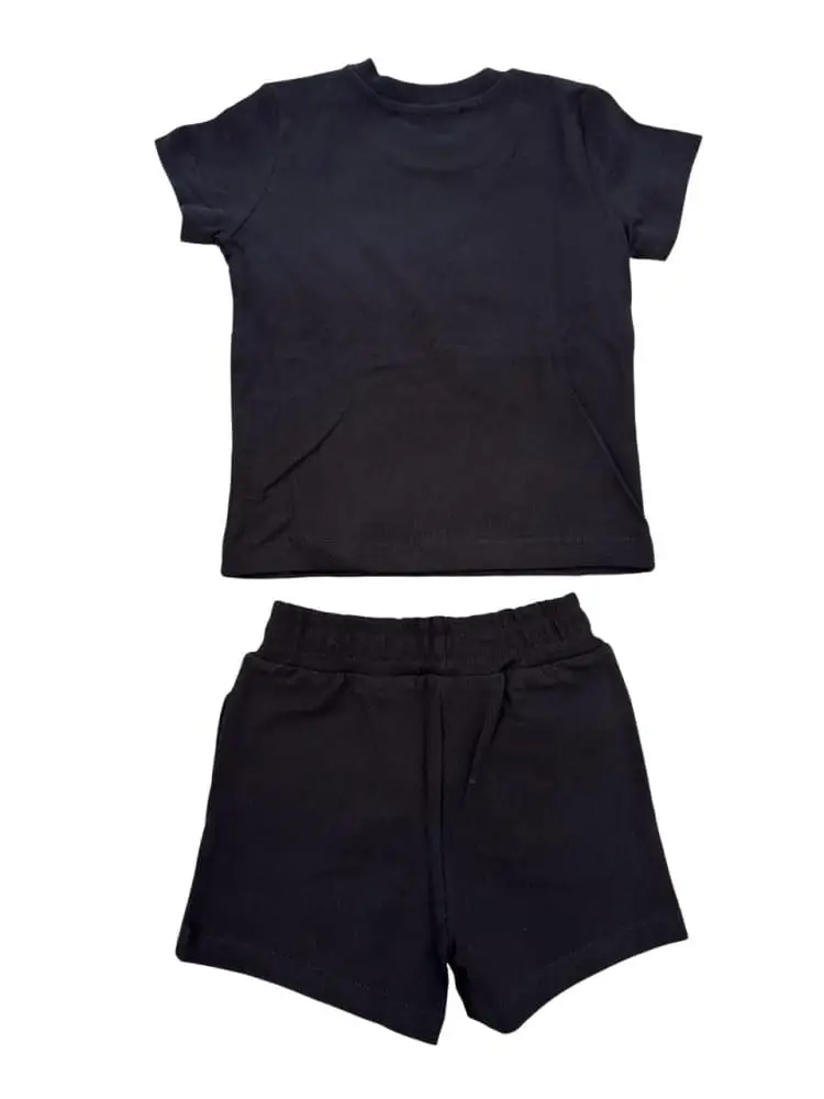 set nero neonato logo a contrasto miniatura 2