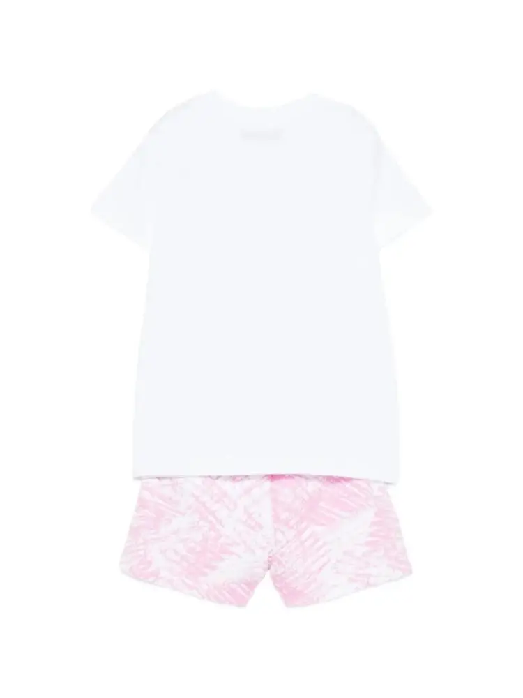 set rosa neonata maxi logo miniatura 2