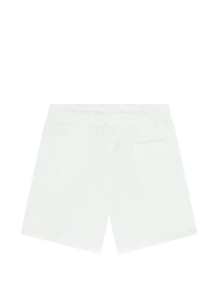 Msgm shorts bianco bambino logo sul lato miniatura 2