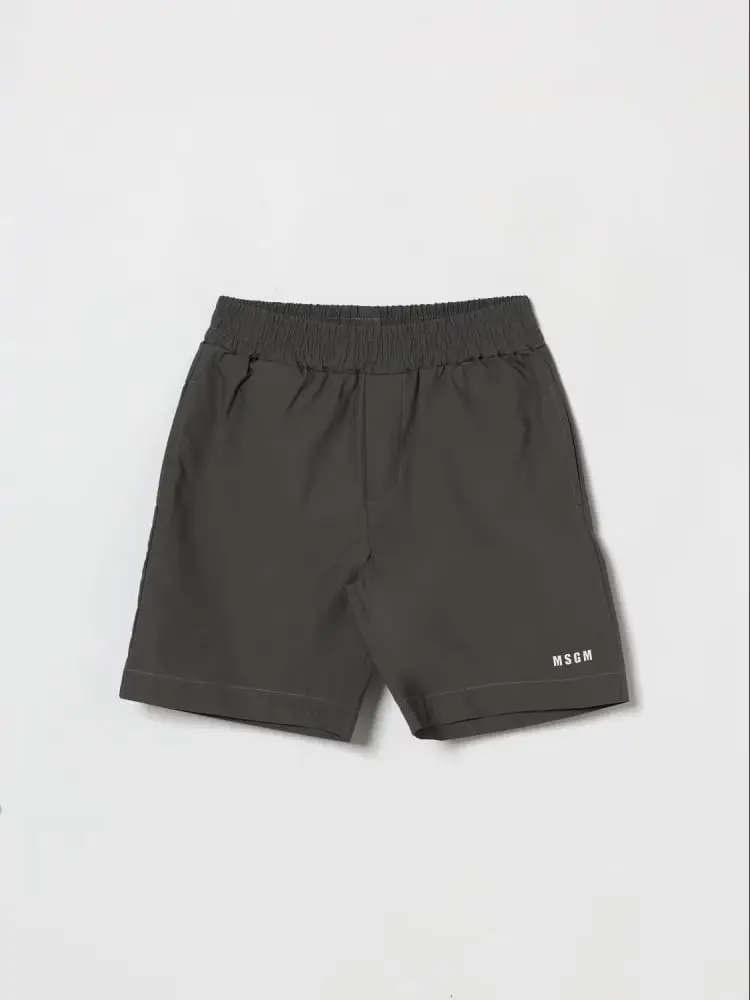 shorts grgigio scuro bambino mini logo