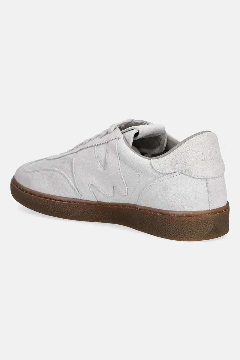 sneakers in camoscio donna colore grigio 3941MDS021 996 miniatura 3