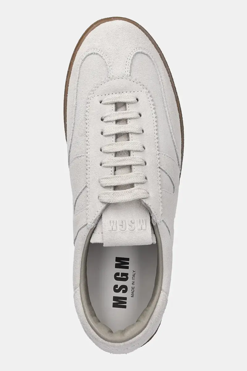 sneakers in camoscio donna colore grigio 3941MDS021 996 miniatura 4