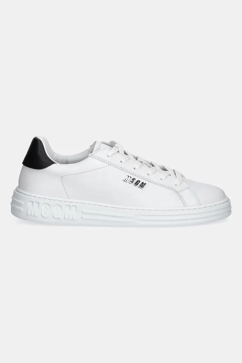 sneakers in pelle colore bianco 3840MS506 miniatura 2