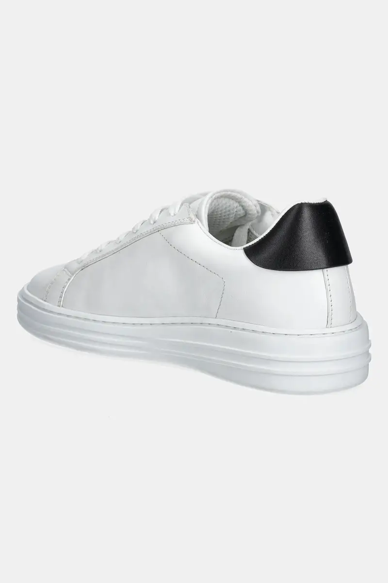 sneakers in pelle colore bianco 3841MDS506 miniatura 3
