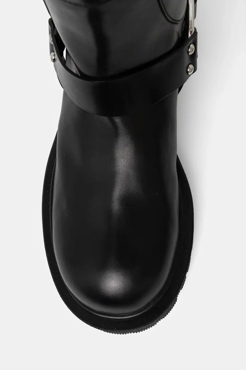 stivali in pelle colore nero 3942MDS676 557 miniatura 4