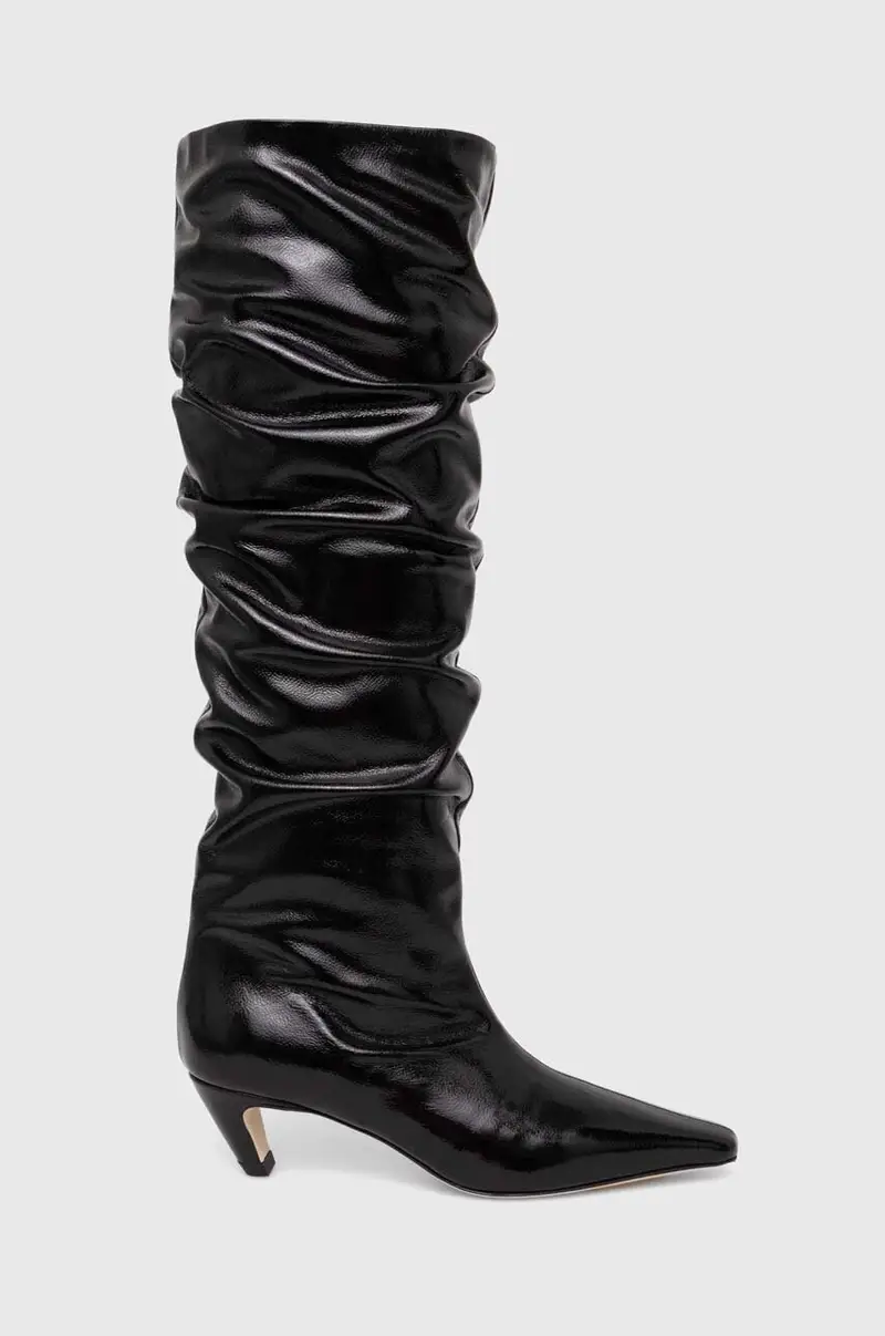 stivali in pelle donna colore nero 3741MDS710 848