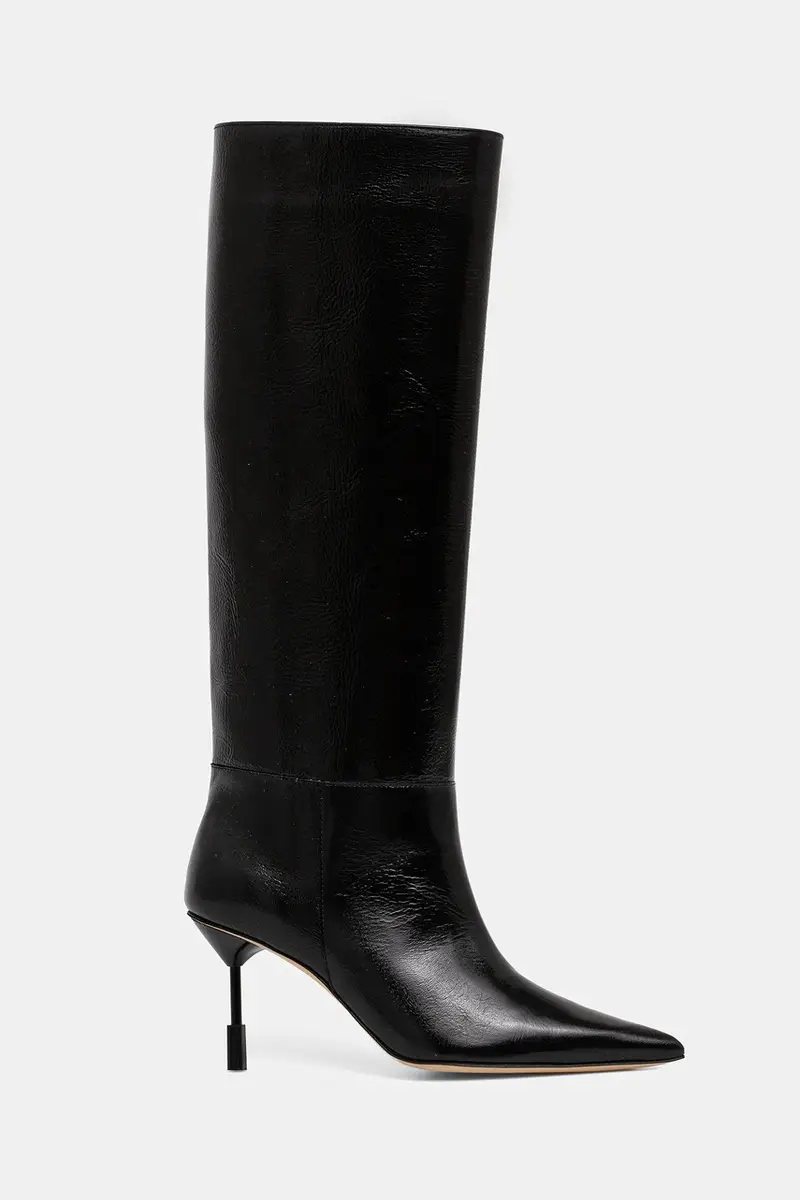 stivali in pelle donna colore nero 3941MDS954 818 miniatura 2