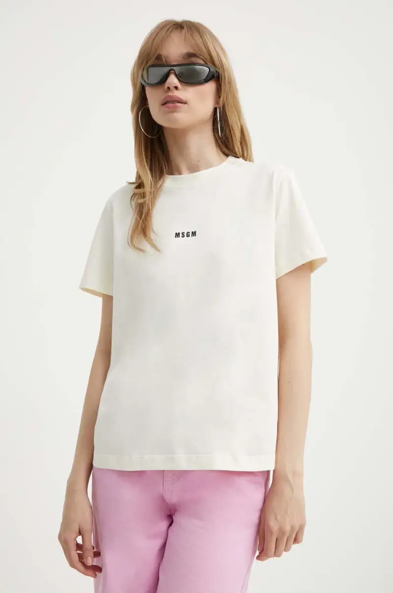 MSGM T-shirt Donna Beige 2469440