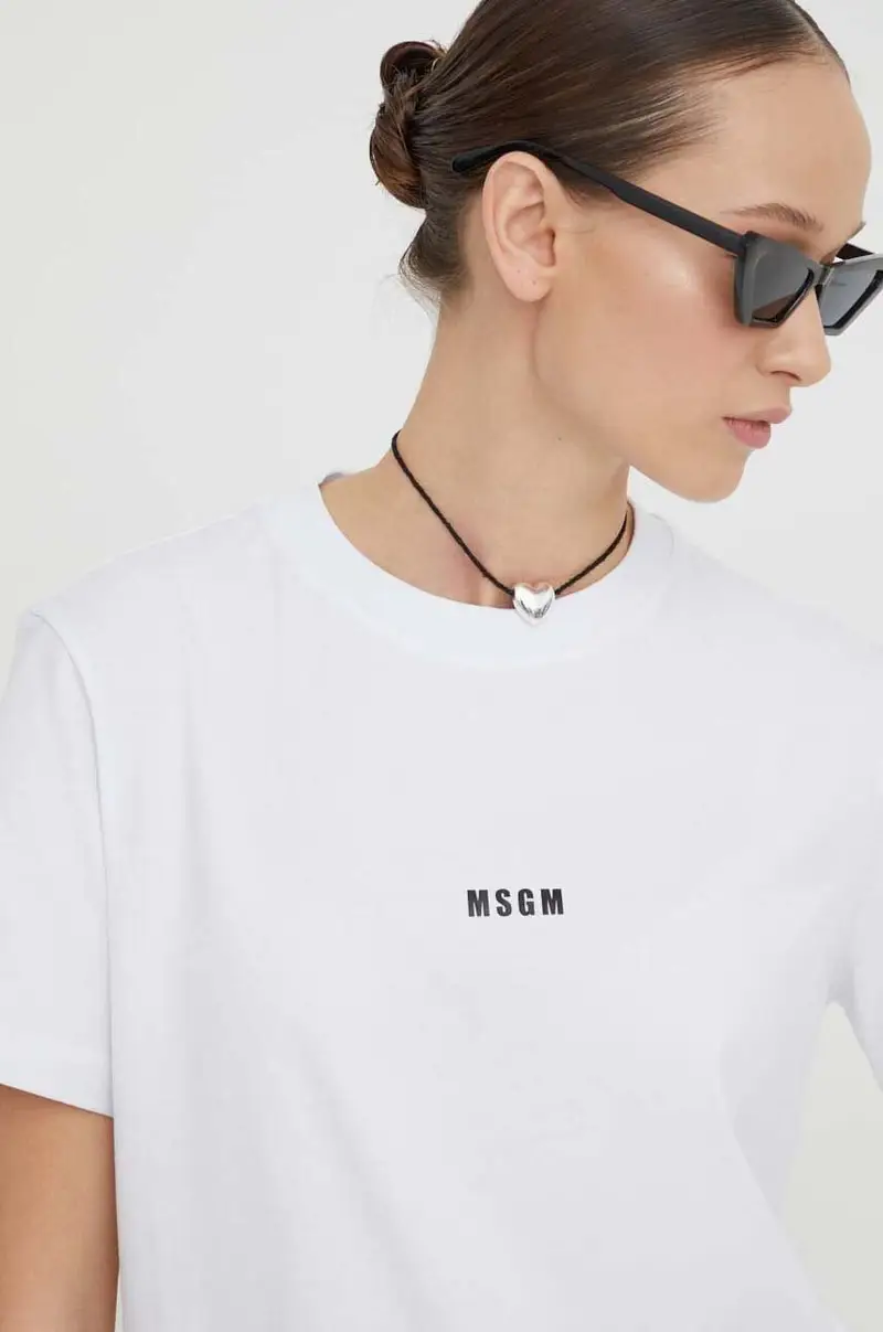 MSGM T-shirt Donna Bianco 2216973