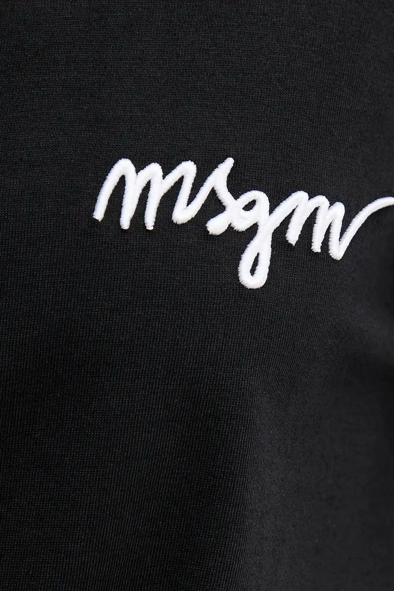 MSGM T-shirt Donna Nero 3275479 miniatura 5