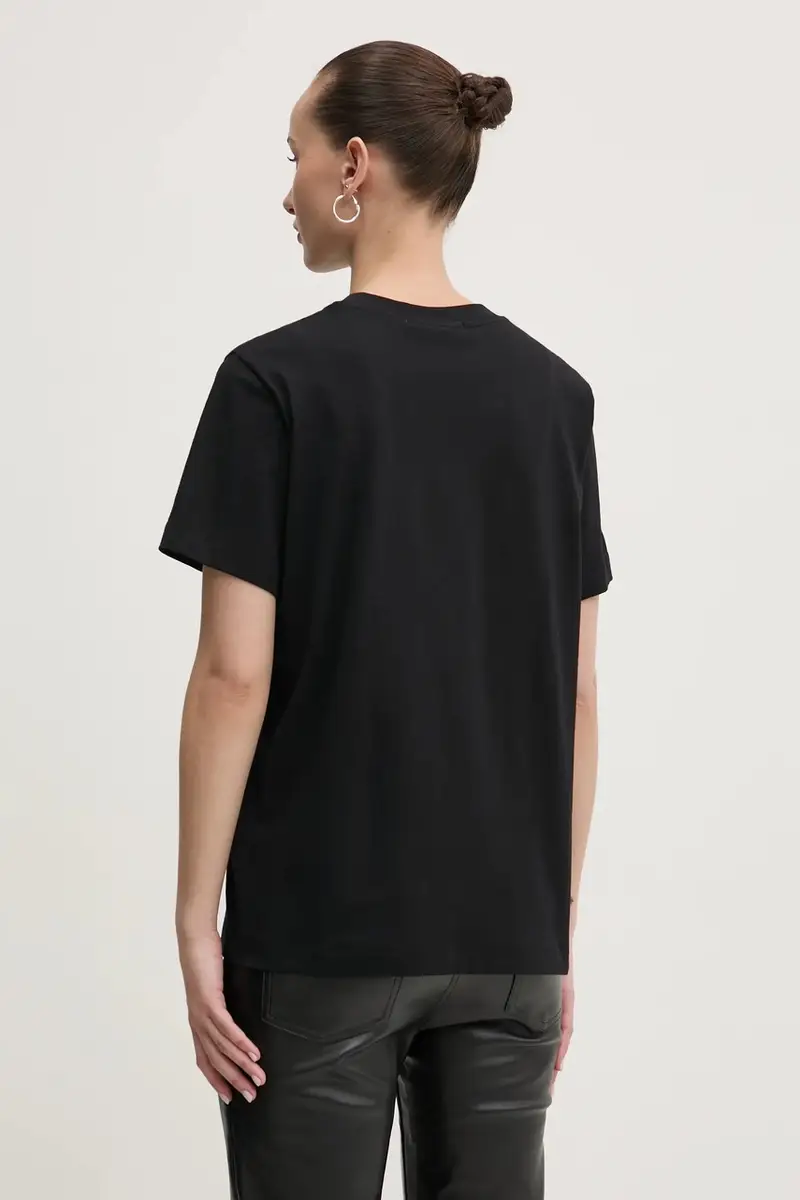 MSGM T-shirt Donna Nero 3262936 miniatura 3